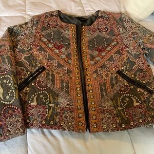 Anthro Hermant & Nandita Tapestry Jacket Sz M